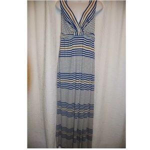 Studio M Striped Maxi Dress